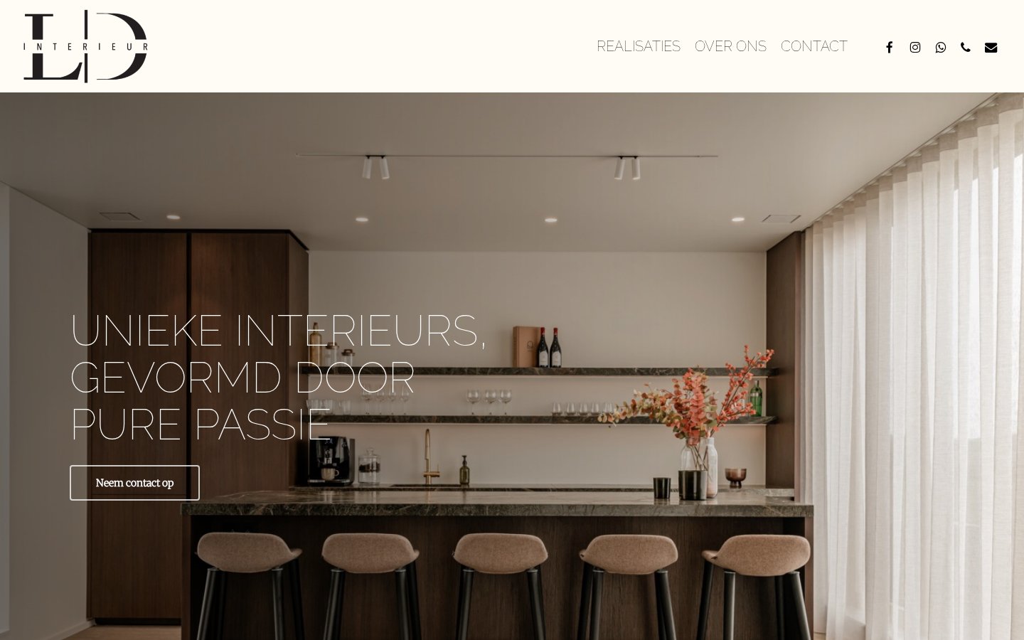 Website LD Interieur