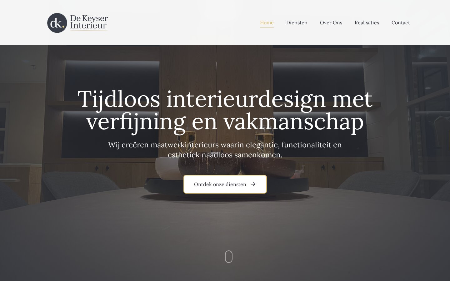 Website De Keyser Interieur